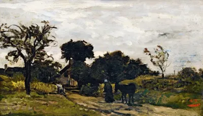 Peasant Woman On A Path