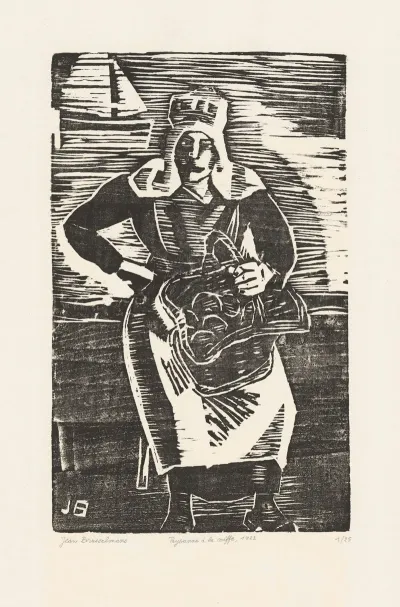 Peasant Woman With Headdress