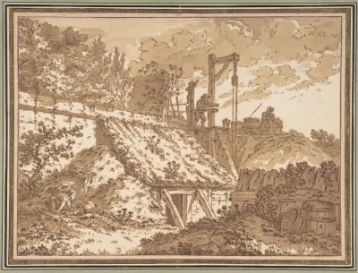 Peasants Around A Well