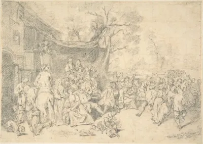 Peasants Dance Outdoors