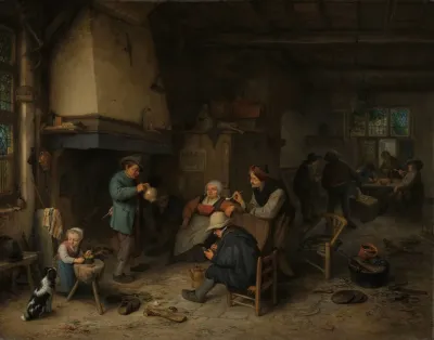 Peasants In An Interior