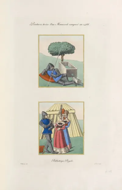 Peintures Tirees Dun Manuscrit Compose An 1466 Bibliotheque Royale