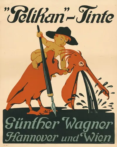 Pelikan Tinte Gunther Wagner Hannover Und Wien