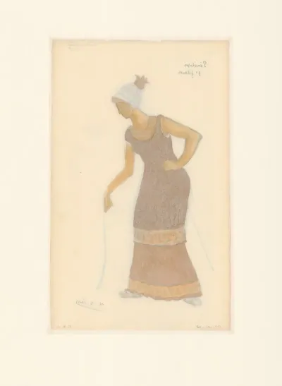 Penelope Maquette De Costume Cinquieme Fileuse 2