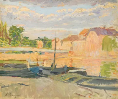 Peniches Au Bord De La Marne