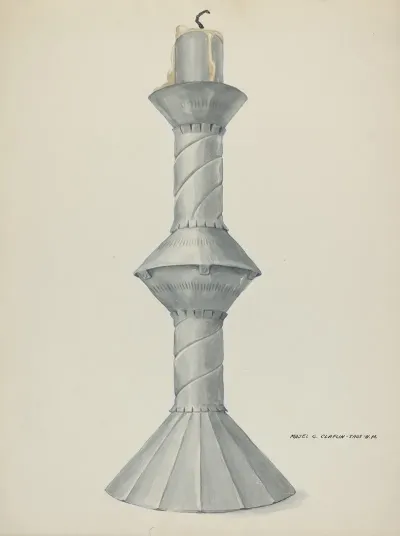 Penitente Altar Candle Stick