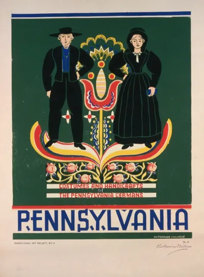 Pennsylvania Costumes And Handicrafts The Pennsylvania Germans 2