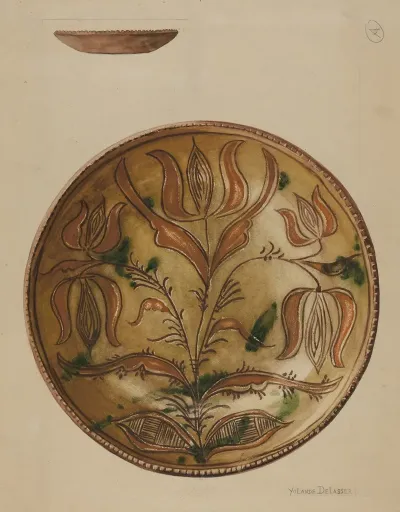 Pennsylvania German Plate 3