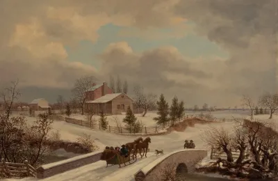 Pennsylvania Winter Scene
