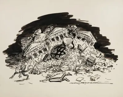 People Are Crushed By Falling Carnegie Library Buildings Books And Money