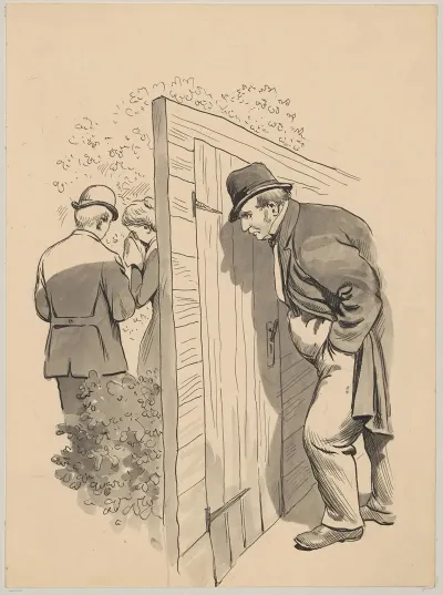 People By The Fence