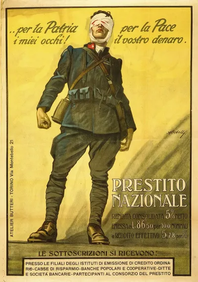 Per La Patria I Mieli Occhi Per La Pace Il Vosto Denaro Prestito Nazionale