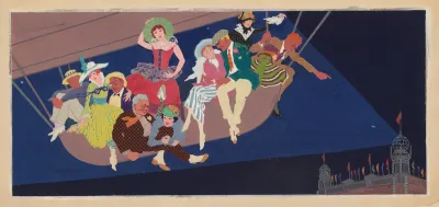 Performers In Hot Air Balloon