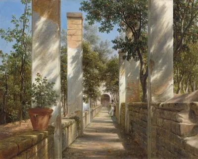Pergola With Oranges