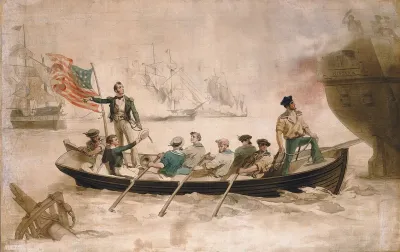Perry Transferring His Flag To The Niagara