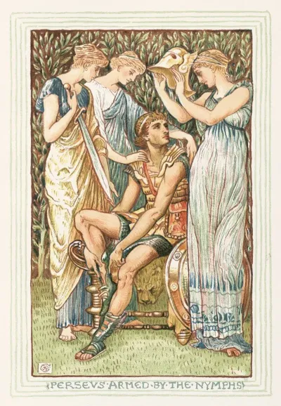 Perseus Armed By The Nymphs