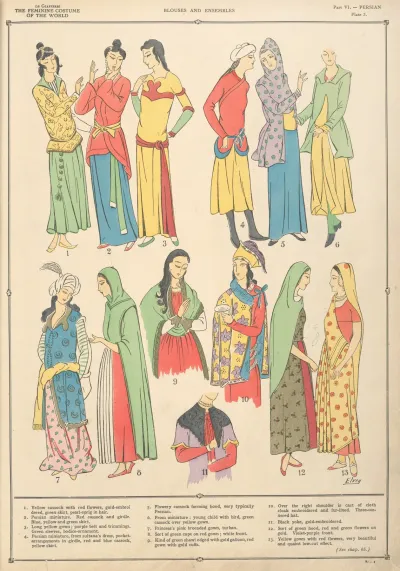 Persian Blouses And Ensembles