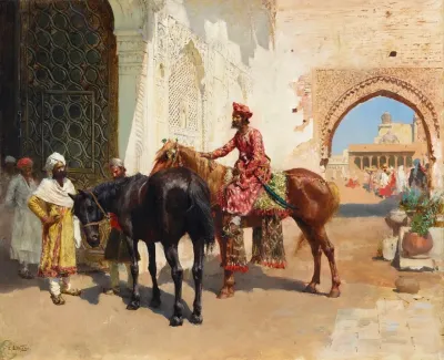 Persian Horse Seller Bombay