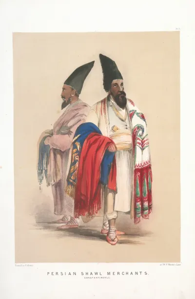 Persian Shawl Merchants Constantinople