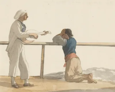 Personen Aan Boord Van Het Schip Lheureuse Marianne