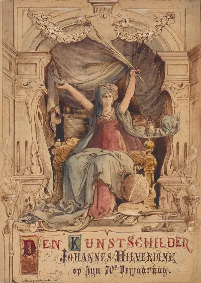 Personificatie Van De Schilderkunst