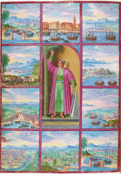 Personnification De Legypte Entouree De Dix Tableaux