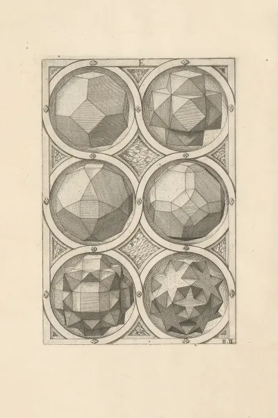 Perspectiva Corporum Regularium Perspective Of Regular Solids Pl 08