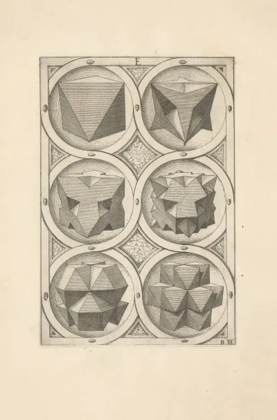 Perspectiva Corporum Regularium Perspective Of Regular Solids Pl 09