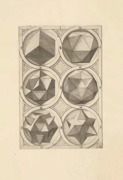 Perspectiva Corporum Regularium Perspective Of Regular Solids Pl 13