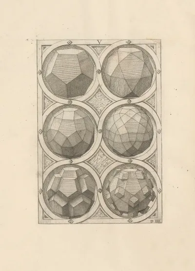 Perspectiva Corporum Regularium Perspective Of Regular Solids Pl 17