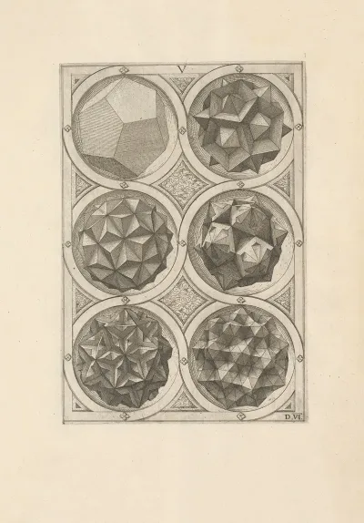 Perspectiva Corporum Regularium Perspective Of Regular Solids Pl 19