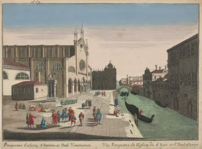 Perspective View Of The Church Of St John And St Paul In Venice