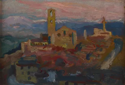 Peruggia At Twilight