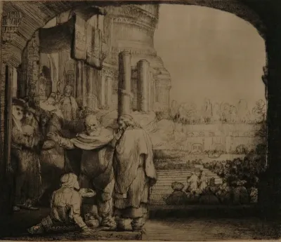 Peter And John At The Gate Of The Temple