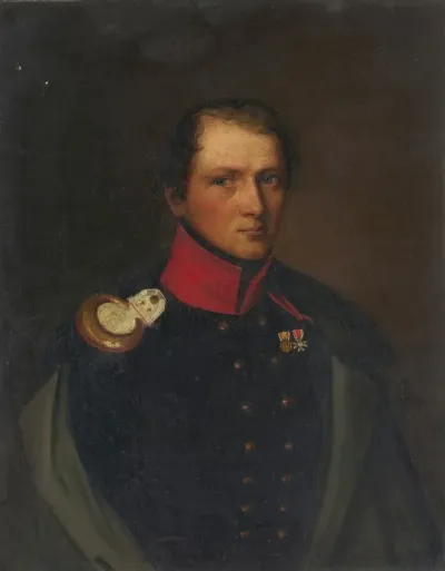 Peter Eugen Von Kachthaler As A Captain In The Grenadier Regiment