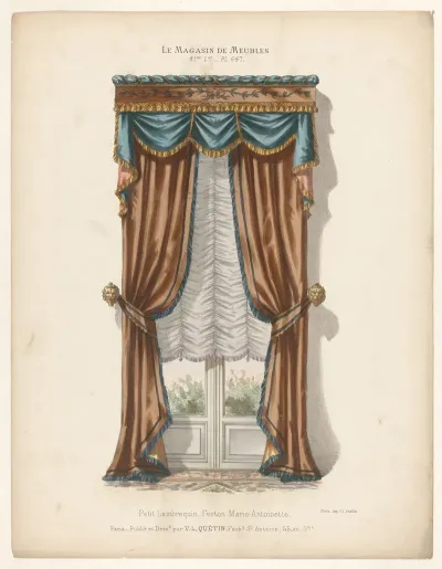 Petit Lambrequin Feston Marie Antoinette