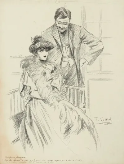 Petite Femme Prevoyante Mon Cher Edmond Tu Sais Combien Je Taime Aussi Depuis Que Tu Fais De Lauto Je Ne Suis Pas