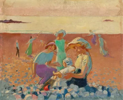 Petite Plage Avec Joujou Bonnier