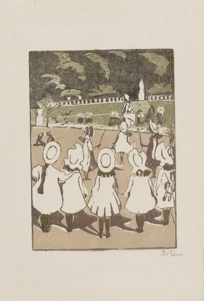 Petites Filles Au Luxembourg 2