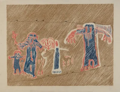 Petroglyph Human Figures 4