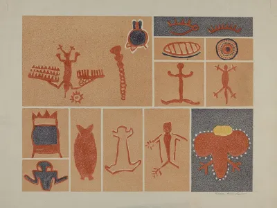 Petroglyph Human Figures 6