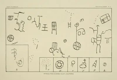 Petroglyphs In Owens Valley California 10