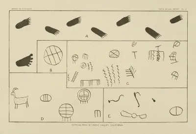Petroglyphs In Owens Valley California 4