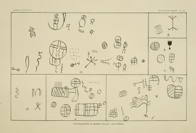 Petroglyphs In Owens Valley California 7