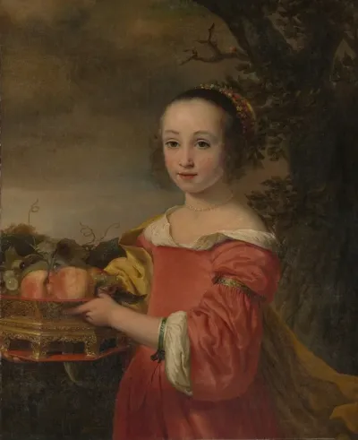 Petronella Elias 1648 1667 With A Basket Of Fruit