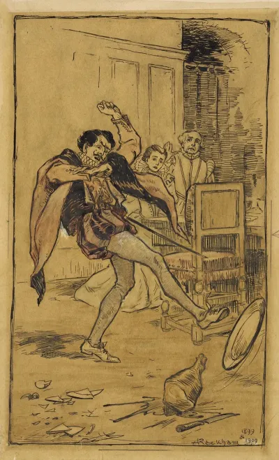 Petruchio Throws The Meat About The Floor