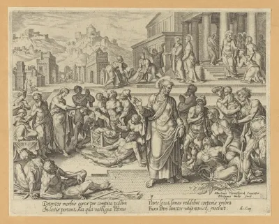 Petrus Healing The Sick With His Shadow