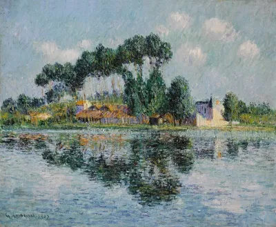 Peupliers Sur Les Bords De Lyonne