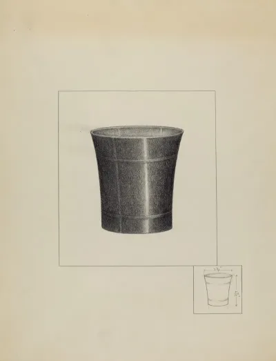 Pewter Beaker 4