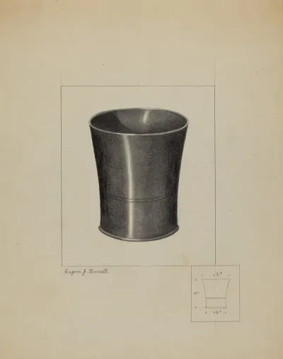 Pewter Beaker 5